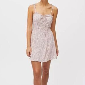 Revolve Urban Outfitters Dress Forum Sweetheart Tie-Shoulder Mini Dress